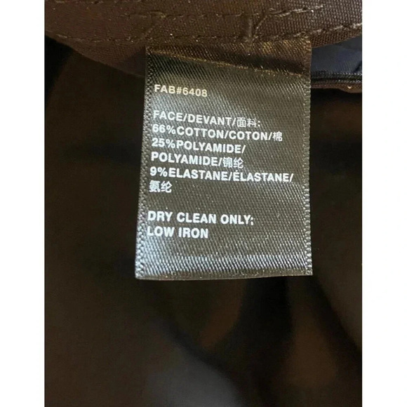 Lafayette 148 Skirt Straight Pencil Black Button Front Size 6 - Picture 4 of 4